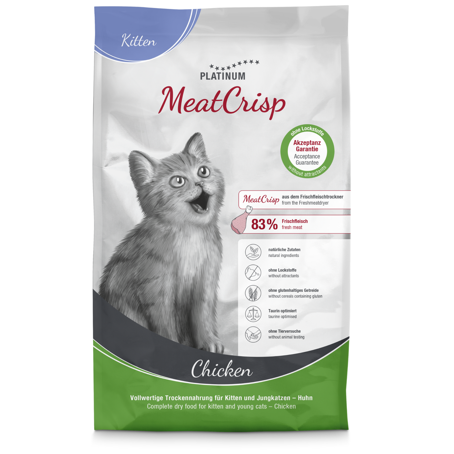 Platinum CAT Kitten Chicken