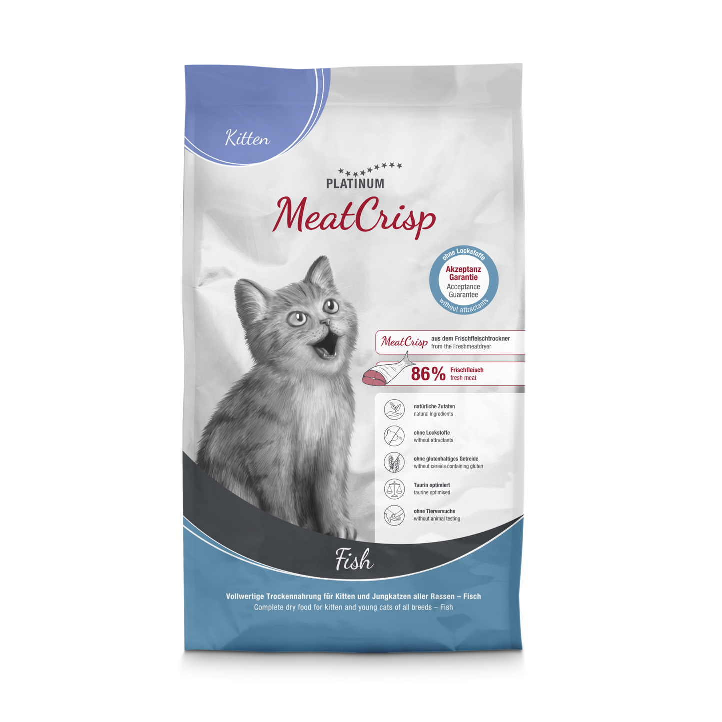 Platinum CAT Kitten Fish